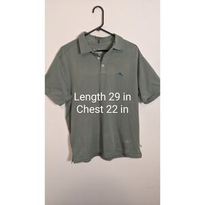 Tommy Bahama Shirt Men's Large IslandZone Green Polo